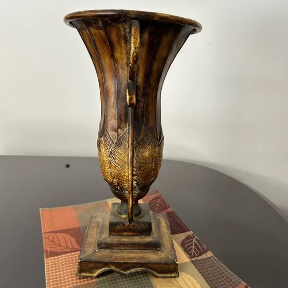 Rustic Metal Vase 17.5 “ tall - Picture 4 of 6